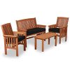 Oliver-Smith-4-Person-Bench-2-Chairs-and-Table-Solid-Wood-Cloth-Seats-4-Piece-Set-4112-0-1