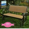 Outdoor-Glider-Loveseat-Glider-For-2-Person-Bench-Porch-Backyard-Bistro-Lawn-And-Garden-Furniture-Yard-Park-Seat-Outside-Double-Steel-Deck-Glider-Sitting-Bench-Chair-Seating-And-eBook-By-NAKSHOP-0