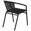 Outdoor-Indoor-Stackable-Rattan-Chair-Sturdy-Steel-Frame-Durable-Lightweight-Comfortable-Breathable-Waterproof-Material-Home-Garden-Furniture-Set-0f-4-BLack-1783blk-0-2