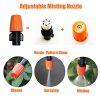 Outdoor-Misting-Cooling-System-Kit-Drip-Irrigation-Watering-Kits-Great-for-Summer-Mister-Cooling-and-Plants-Watering-49FT-15M-Misting-Line-20PCS-Adjustable-Misting-Nozzles-1PC-Quick-Adapter-0-1