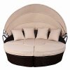 Outdoor-Patio-Sofa-Mix-Brown-Rattan-Furniture-Round-Retractable-Canopy-Daybed-0