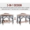 Outsunny-3-Person-Outdoor-Patio-Daybed-Gazebo-Swing-with-UV-Resistant-Canopy-and-Mesh-Walls-0-1