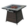Outsunny-32-Outdoor-Wicker-Base-LP-Gas-Fire-Pit-Table-wTile-Mantel-0