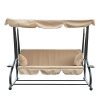 Outsunny-NEW-Covered-Porch-SwingBed-with-Frame-0-1