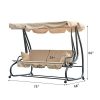 Outsunny-NEW-Covered-Porch-SwingBed-with-Frame-0-2