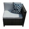 PATIOROMA-5pc-Outdoor-PE-Wicker-Rattan-Sectional-Furniture-Set-with-Cream-White-Seat-and-Back-Cushions-Blue-Throw-Pillows-Steel-Frame-Gray-0-2