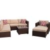 PATIOROMA-Outdoor-Furniture-Sectional-Sofa-Set-8-Piece-Set-All-Weather-Brown-Wicker-with-Beige-Seat-Cushions-Glass-Coffee-Table-Wiker-Single-Chair-Patio-Backyard-Pool-0-2