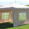 Palm-Springs-10-x-10-Pop-up-SAND-Canopy-w4-Side-Walls-EZ-to-set-up-0-0