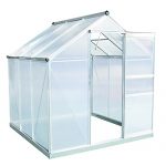 Palm-Springs-6ft-x-6ft-Aluminum-Walk-in-Greenhouse-with-polycarbonate-panels-0