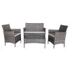 Palm-Springs-Deluxe-4-Piece-Rattan-Sofa-Set-wChairs-Tables-Cushions-Grey-0
