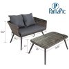 Pamapic-4-Piece-Outdoor-Patio-Wicker-Furniture-Sets-with-Cushions-Unique-Design-with-Round-Rattan-PE-Rattan-Outdoor-Sectional-Sofa-Table-with-Adjustable-Legs-Grey-0-0
