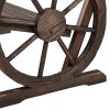 Patio-Garden-Wooden-Wagon-Wheel-Bench-Rustic-Wood-Design-Outdoor-Furniture-0-1