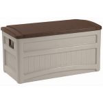 Patio-Storage-Bench-with-Wheels-and-Handles-Portable-Stay-Dry-Design-Extra-Seating-Space-Brown-Color-Made-of-Plastic-Ideal-for-Garden-Backyard-Pool-Area-Outdoor-Furniture-BONUS-E-book-0
