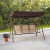 Patio-Swing-Set-Outdoor-Furniture-3-Person-Seat-Front-Porch-Bench-With-Canopy-Shade-Weatherproof-Polyester-Fabric-0