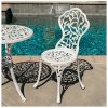 Patio-Table-Chairs-Set-Ivory-Iron-Furniture-Balcony-Pool-Bistro-Antique-Vintage-0-2