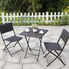 PatioPost-3-Piece-Patio-Bistro-Furniture-Set-Outdoor-Porch-PE-Wicker-Rattan-Table-and-Chairs-Brown-0-0