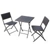 PatioPost-3-Piece-Patio-Bistro-Furniture-Set-Outdoor-Porch-PE-Wicker-Rattan-Table-and-Chairs-Brown-0