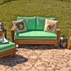 Pebble-Lane-Living-4pc-Margaritaville-Aruba-Patio-Furniture-Cushion-Conversation-Set-Green-and-Palm-Tree-Reverible-Cushions-0