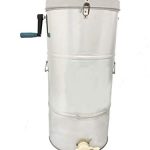 Pigeon-Mountain-Trading-Company-PM9304-Two-Frame-74cm-x-35cm-Manual-Honey-Extractor-Silver-0