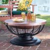 Plow-Hearth-Hammered-Copper-Fire-Pit-With-Lid-Solid-Copper-Bowl-and-Metal-Frame-with-Black-Finish-29-Dia-x-24H-0-0