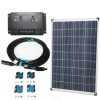Plug-n-Power-100w-Solar-Panel-Charging-Kit-for-12v-Off-Grid-Battery-next-day-free-shipping-from-US-0