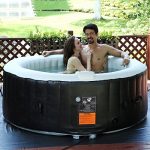 Portable-Inflatable-Bubble-Massage-Spa-Hot-Tub-4-Person-Relaxing-Outdoor-Black-0