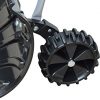 Power-Heavy-Duty-Rolling-Snow-Pusher-with-6-Pivot-Wheels-Black-Color-0-1