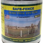 Powerfields-K-3-Safe-Fence-Electric-Fence-Poly-Tape-200-Feet-Roll-15-Inch-Wide-White-0