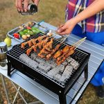 QYU-Folding-Portable-BBQ-Grill-Camping-Lightweight-BBQ-Tools-for-Outdoor-Cooking-Camping-Hiking-Picnics-Tailgating-Backpacking-0-0