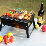 QYU-Folding-Portable-BBQ-Grill-Camping-Lightweight-BBQ-Tools-for-Outdoor-Cooking-Camping-Hiking-Picnics-Tailgating-Backpacking-0