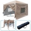 Quictent-2018-Upgraded-Privacy-10×10-EZ-Pop-Up-Canopy-Tent-Instant-Canopy-Folding-Party-Tent-with-Side-Walls-and-Mesh-Windows-Waterproof-8-Colors-0