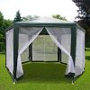 Quictent-Outdoor-Canopy-Gazebo-Party-Wedding-Tent-Screen-House-Sun-Shade-Shelter-with-Fully-Enclosed-Mesh-Side-Wall-0-1