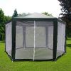 Quictent-Outdoor-Canopy-Gazebo-Party-Wedding-Tent-Screen-House-Sun-Shade-Shelter-with-Fully-Enclosed-Mesh-Side-Wall-0