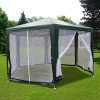 Quictent-Outdoor-Canopy-Gazebo-Party-Wedding-Tent-Screen-House-Sun-Shade-Shelter-with-Fully-Enclosed-Mesh-Side-Wall-0-2
