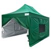 Quictent-Privacy-10×15-EZ-Pop-Up-Canopy-Gazebo-Instant-Tent-Pyramid-roofed-Waterproof-with-Sidewalls-and-Mesh-Windows-7-Colors-0