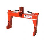 RanchEx-102850-Quick-Hitch-Adjustable-Top-Bracket-Cat-1-Red-Meant-To-Use-Without-Bushings-0-1