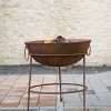 Redfire-88023-Gefion-Firepit-with-Grill-Rust-0-1