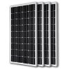Renogy-4RNG-100D-4-Piece-100W-Monocrystalline-Photovoltaic-PV-Solar-Panel-Module-12V-Battery-Charging-0