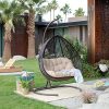 Resin-Wicker-Hanging-Egg-Loveseat-Swing-Chair-Indoor-Outdoor-Patio-Backyard-Furniture-with-Cushion-and-Stand-Espresso-0-1
