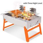 RioRand-BBQ-Grill-Portable-Charcoal-Barbecue-Folding-Lightweight-Barbeque-Grills-Tools-for-Outdoor-Indoor-Garden-Backyard-Cooking-Camping-Hiking-Beach-Picnics-Tailgating-Backpacking-0