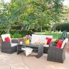 Roswell-Outdoor-4pcs-PE-Wicker-Sofa-Seating-Set-wCushions-0
