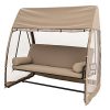 SORARA-2-Person-Hanging-Porch-Swing-Hammock-Outdoor-Canopy-Cover-with-Mosquito-Net-72-x-45-x-66-ft-0