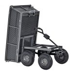 Sandusky-Lee-CW5024-Muscle-Carts-Steel-Dump-Cart-with-Removable-Sides-and-Full-Bed-LinerCover-with-A-Capacity-of-1200-lb-Silver-Vein-265-Height-25-width-48-Length-1200-Pounds-Load-Capacity-0-0
