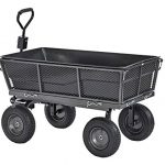 Sandusky-Lee-CW5024-Muscle-Carts-Steel-Dump-Cart-with-Removable-Sides-and-Full-Bed-LinerCover-with-A-Capacity-of-1200-lb-Silver-Vein-265-Height-25-width-48-Length-1200-Pounds-Load-Capacity-0