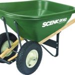 Scenic-Road-G8-2k-Red-Wheelbarrow-With-Dual-4-Ply-Knobby-Tires-8-Cuft-0
