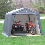 Shelter-Giant-11216-Shed-Instant-Garage-12×16-Grey-0