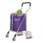 Shopping-cart-hand-Push-car-large-home-Folding-portable-large-capacity-buy-dish-car-small-cart-blue-0