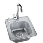 Single-Sink-with-Cold-Hot-Water-Faucet-0