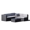 Sky-Patio-B1035-BR-4-Pieces-Outdoor-Furniture-Complete-Patio-Wicker-Rattan-Garden-Corner-Sofa-Couch-Set-0-0