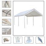 Snail-10-X-20-ft-Heavy-Duty-All-Purpose-Water-resistant-Outdoor-Domain-Carports-Portable-Auto-Car-Canopy-Garden-Instant-Shelter-0-2